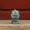 Green Stone Qilin Statue Tea Pet