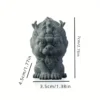 Green Stone Qilin Statue Tea Pet