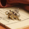 Brass Qilin Statue Feng Shui Wealth Ornament
