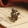 Brass Qilin Statue Feng Shui Wealth Ornament