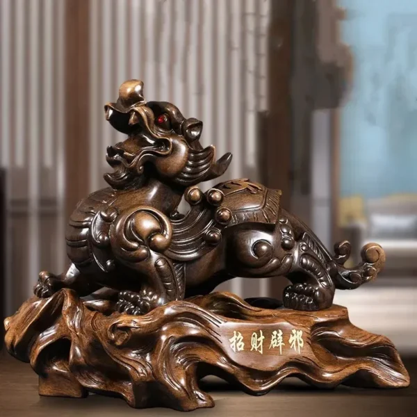 Lucky Money Pixiu Statue Resin Ornament