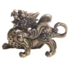 Brass Qilin Statue Feng Shui Wealth Ornament