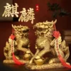 Copper Qilin Statue Feng Shui Decoration